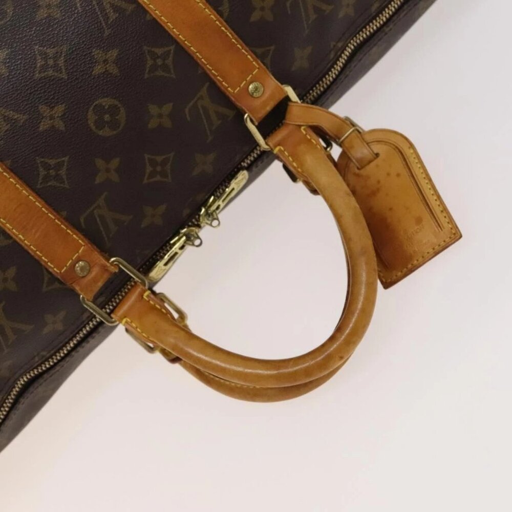 LOUIS VUITTON Monogram Keepall Bandouliere 50 Boston Bag M41416 LV Auth 125289 - Picture 8 of 16